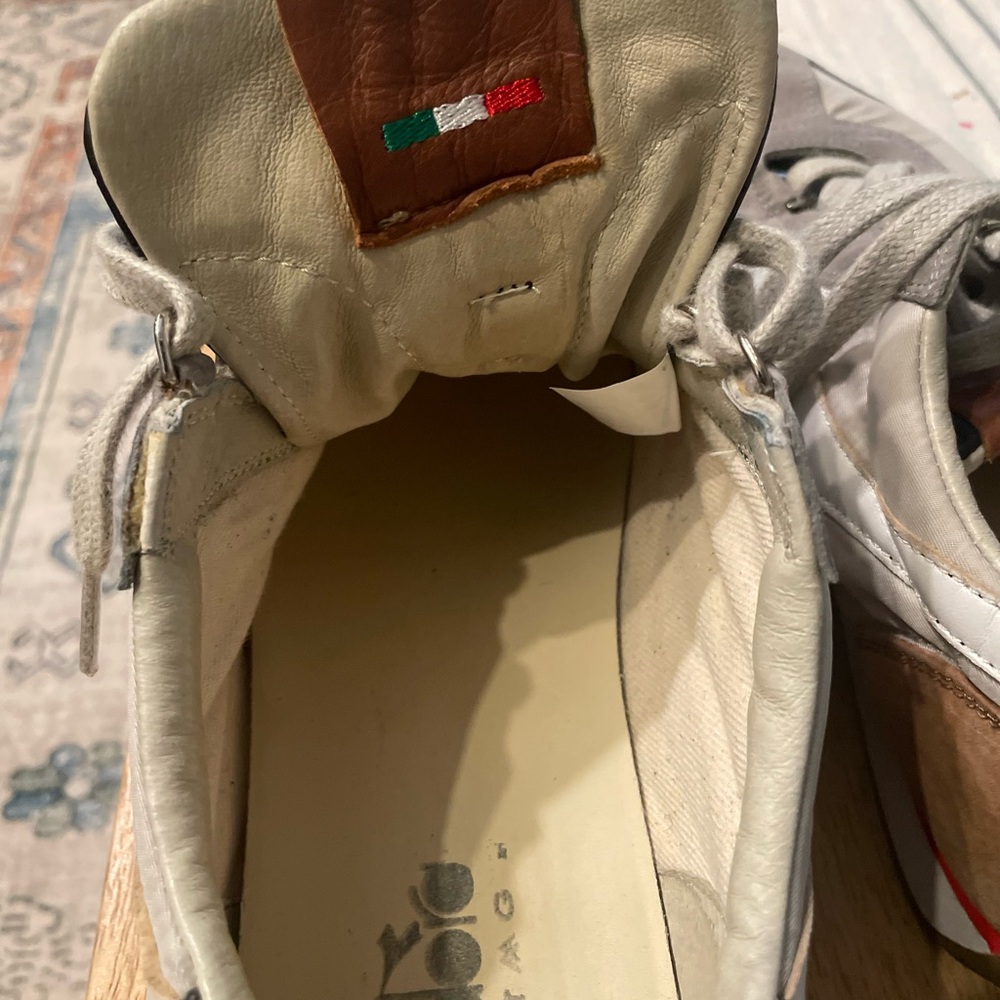 Diadora Heritage Equipe Gray and White size 11-11.5 - Picture 3 of 10